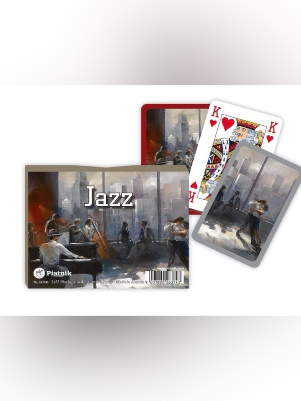 Piatnik Double Deck Jazz Bridge Double Playing Cards Made in Austria